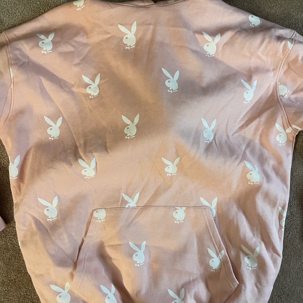 Pink playboy hoodie